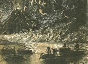 william r clark i sin dagbok skrev hanno oil painting